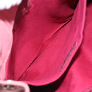 BURBERRY Blue Label Hand Bag Canvas Pink Silver Auth bs27396-20