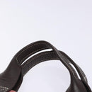 BURBERRY Blue Label Hand Bag Canvas Pink Silver Auth bs27396-8