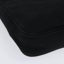 BURBERRY Blue Label Shoulder Bag Canvas Black Silver Auth bs27397-15