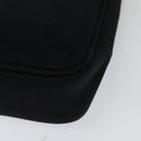 BURBERRY Blue Label Shoulder Bag Canvas Black Silver Auth bs27397-16