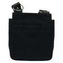 BURBERRY Blue Label Shoulder Bag Canvas Black Silver Auth bs27397-2