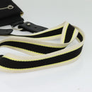 BURBERRY Blue Label Shoulder Bag Canvas Black Silver Auth bs27397-7