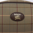 Burberrys Nova Check Pouch Canvas Beige Gold Auth bs27402-13