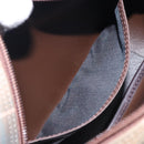 Burberrys Nova Check Pouch Canvas Beige Gold Auth bs27402-17