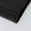 Burberrys Shoulder Bag Leather Black Gold Auth bs27403-16