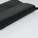 Burberrys Shoulder Bag Leather Black Gold Auth bs27403-6