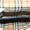 Burberrys Shoulder Bag Leather Navy Gold Auth bs27404-12