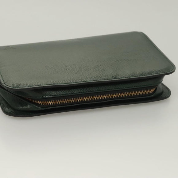 LOUIS VUITTON Taiga Baikal Clutch Bag 2Set Epicea M30184 LV Auth bs27405