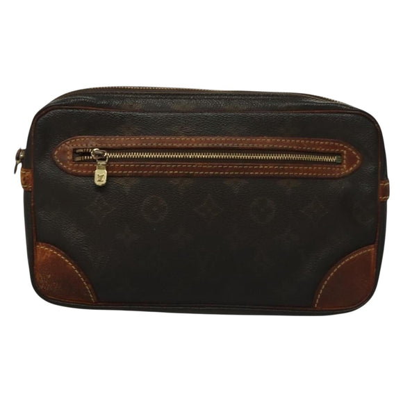 LOUIS VUITTON Monogram Clutch Bag 2Set LV Auth bs27408