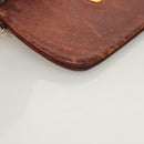 CARTIER Must Line Wallet Leather 3Set Bordeaux Gold Auth bs27409-22