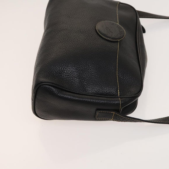 GIVENCHY Shoulder Bag Leather 2Set Brown Black gold Auth bs27411