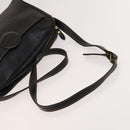 GIVENCHY Shoulder Bag Leather 2Set Brown Black gold Auth bs27411-13