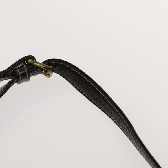 GIVENCHY Shoulder Bag Leather 2Set Brown Black gold Auth bs27411