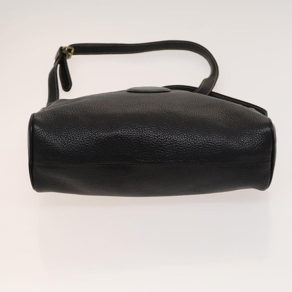 GIVENCHY Shoulder Bag Leather 2Set Brown Black gold Auth bs27411