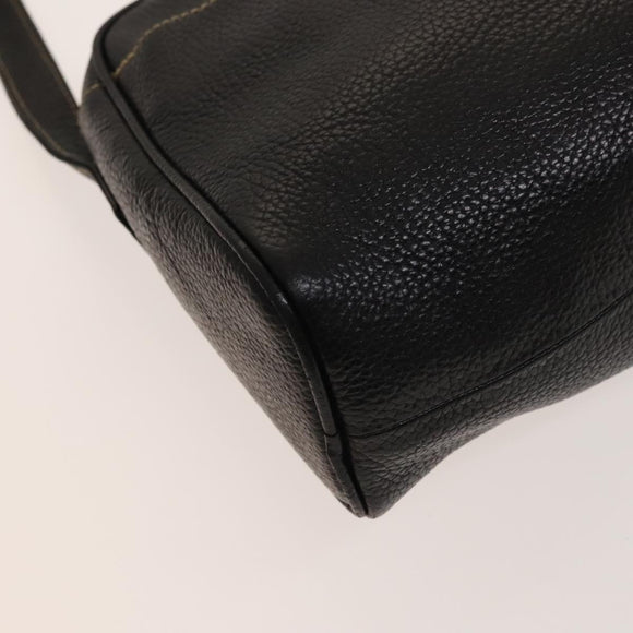 GIVENCHY Shoulder Bag Leather 2Set Brown Black gold Auth bs27411