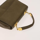 GIVENCHY Shoulder Bag Leather 2Set Brown Black gold Auth bs27411-5