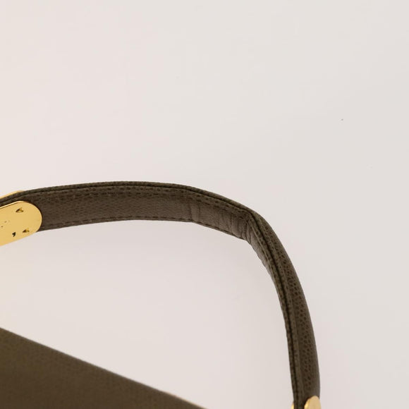 GIVENCHY Shoulder Bag Leather 2Set Brown Black gold Auth bs27411