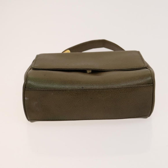 GIVENCHY Shoulder Bag Leather 2Set Brown Black gold Auth bs27411