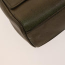 GIVENCHY Shoulder Bag Leather 2Set Brown Black gold Auth bs27411-8