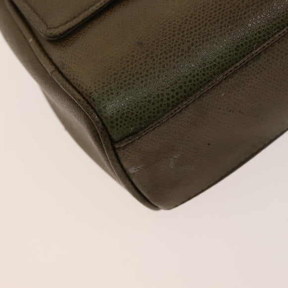 GIVENCHY Shoulder Bag Leather 2Set Brown Black gold Auth bs27411