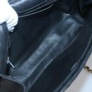 CHANEL Matelasse Chain Shoulder Bag Lamb Skin Black Gold CC Auth bs27414-10