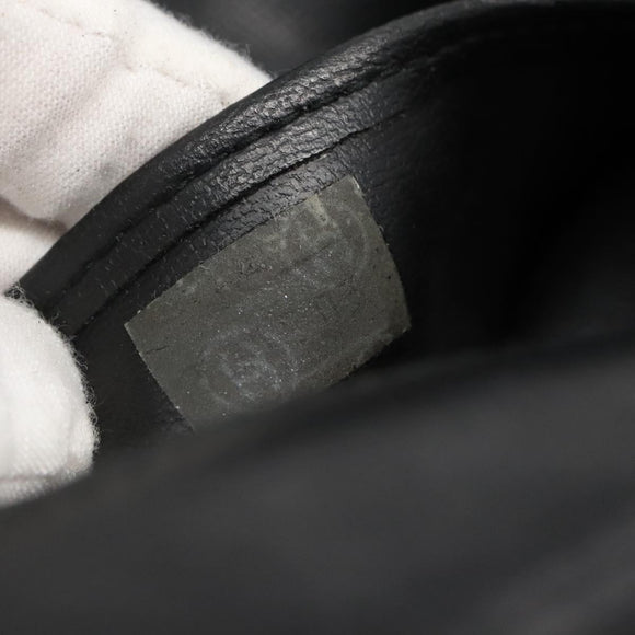 CHANEL Matelasse Chain Shoulder Bag Lamb Skin Black Gold CC Auth bs27414