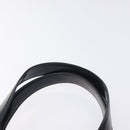 CHANEL Tote Bag Enamel Black Gold CC Auth bs27418-8