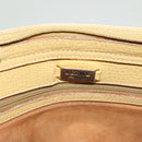 LOEWE Shoulder Bag Leather Yellow Silver Auth bs27421-18