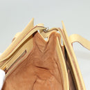 LOEWE Shoulder Bag Leather Yellow Silver Auth bs27421-19