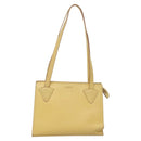 LOEWE Shoulder Bag Leather Yellow Silver Auth bs27421-13