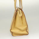 LOEWE Shoulder Bag Leather Yellow Silver Auth bs27421-3