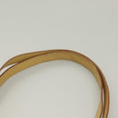 LOEWE Shoulder Bag Leather Yellow Silver Auth bs27421-8