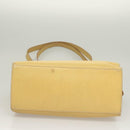 LOEWE Shoulder Bag Leather Yellow Silver Auth bs27421-5