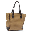 BOTTEGA VENETA Tote Bag Canvas Beige Gold Auth bs27425-1