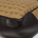 BOTTEGA VENETA Tote Bag Canvas Beige Gold Auth bs27425-15