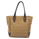 BOTTEGA VENETA Tote Bag Canvas Beige Gold Auth bs27425-2
