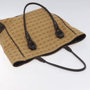 BOTTEGA VENETA Tote Bag Canvas Beige Gold Auth bs27425-6