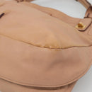Chloe Hand Bag Leather 2way Pink Gold Auth bs27428-10