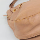 Chloe Hand Bag Leather 2way Pink Gold Auth bs27428-11
