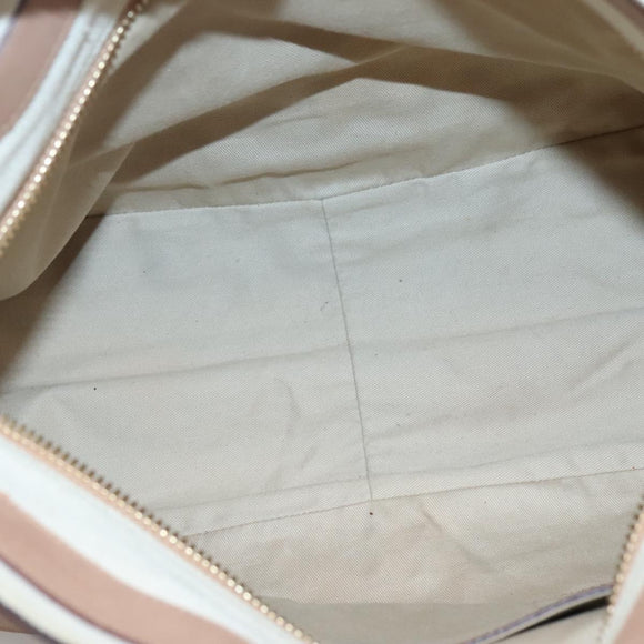 Chloe Hand Bag Leather 2way Pink Gold Auth bs27428