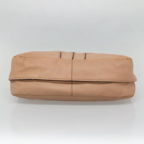 Chloe Hand Bag Leather 2way Pink Gold Auth bs27428