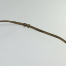 BALENCIAGA Chain Le Cagoule Mini Shoulder Bag Leather Beige Silver Auth bs27430-15