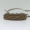 BALENCIAGA Chain Le Cagoule Mini Shoulder Bag Leather Beige Silver Auth bs27430-5