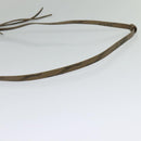 BALENCIAGA Chain Le Cagoule Mini Shoulder Bag Leather Beige Silver Auth bs27430-8