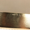 Jimmy Choo Chain Shoulder Bag Leather Beige Gold Auth bs27431-10