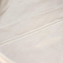 Jimmy Choo Chain Shoulder Bag Leather Beige Gold Auth bs27431-12