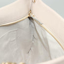 Jimmy Choo Chain Shoulder Bag Leather Beige Gold Auth bs27431-18