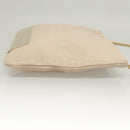 Jimmy Choo Chain Shoulder Bag Leather Beige Gold Auth bs27431-3