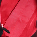 BVLGARI Logo Mania Shoulder Bag Leather Canvas Black Silver Auth bs27432-11