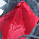 BVLGARI Logo Mania Tote Bag Canvas Black Silver Auth bs27433-19